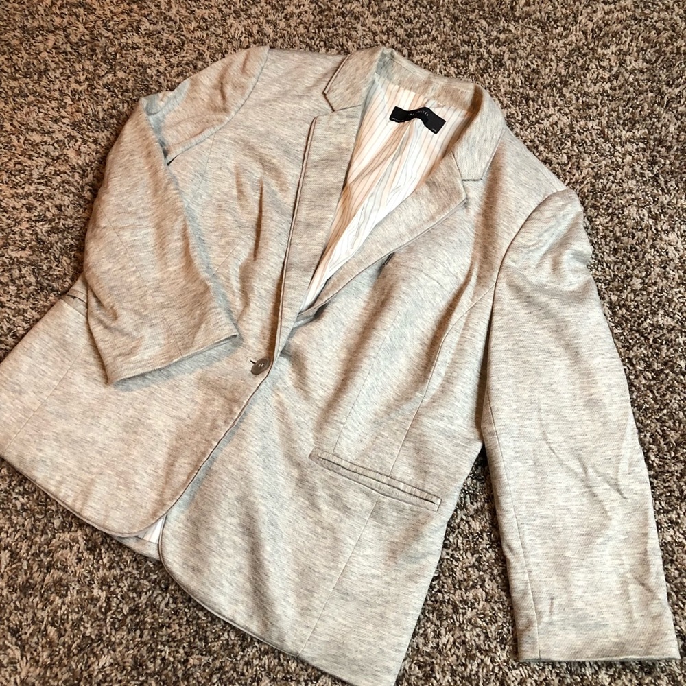 The Limited Heather Gray Blazer